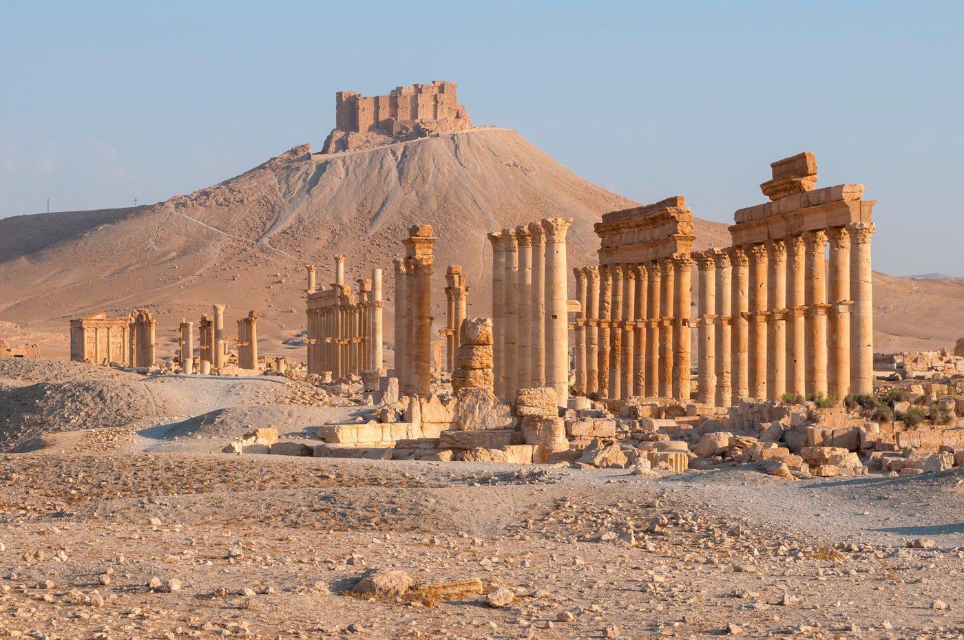 أعمدة تدمر الأثرية